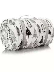 Super-Soft Tree Print Blanket - Black and White Super-Soft Tree Print Blanket - Black and White